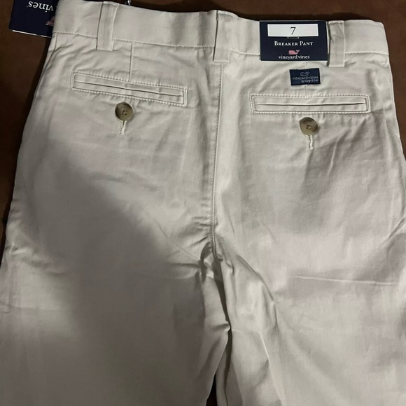 Vinyard Vines Boys Lightweight Performance Breaker Pants-Size 7, Stone Color NWT - Picture 3 of 6